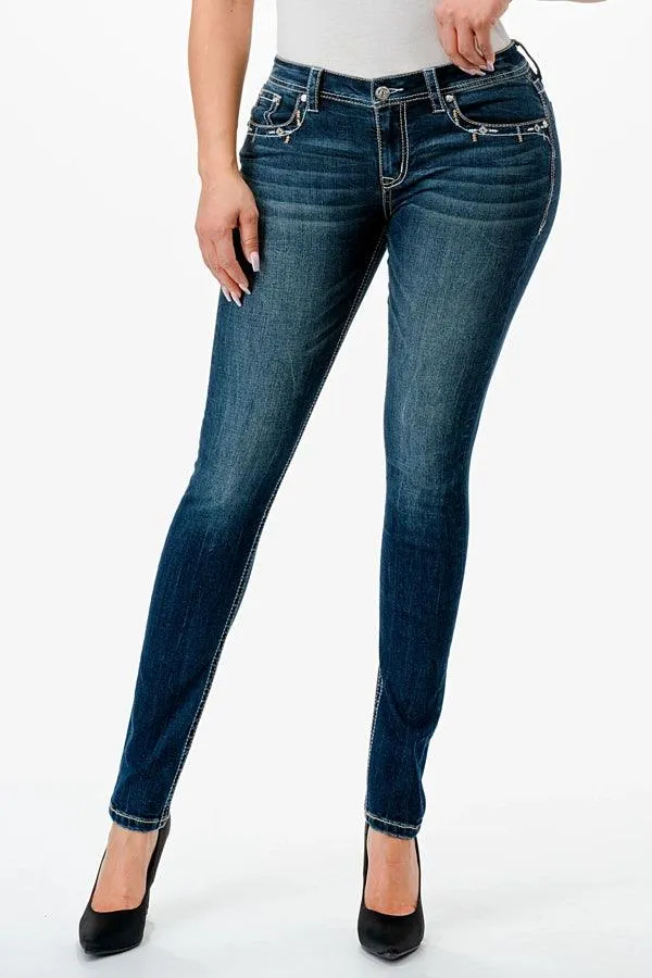 Grace in LA Skinny Jeans Aztec