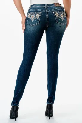 Grace in LA Skinny Jeans Aztec