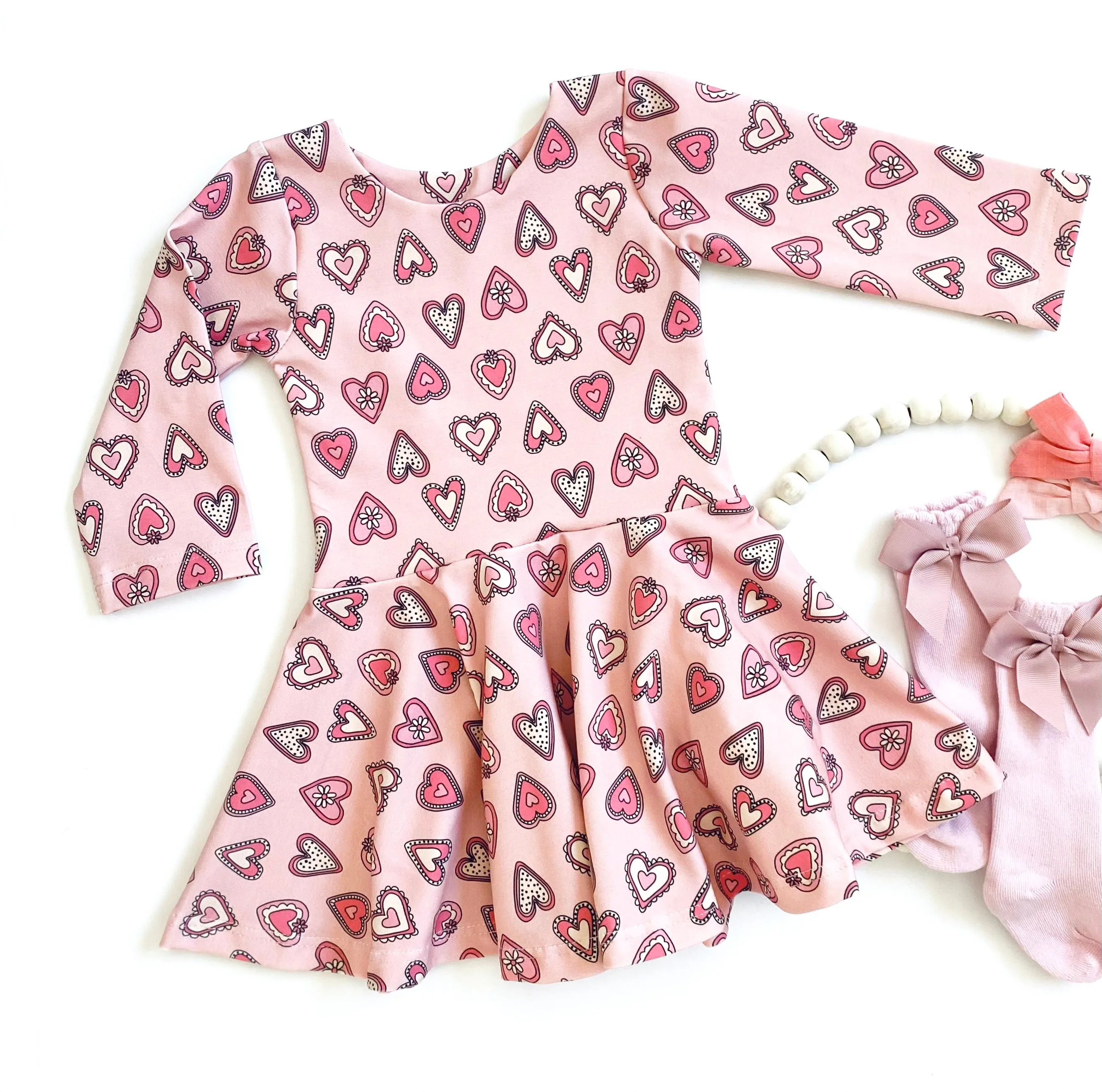 Happy Hearts Twirl Dress