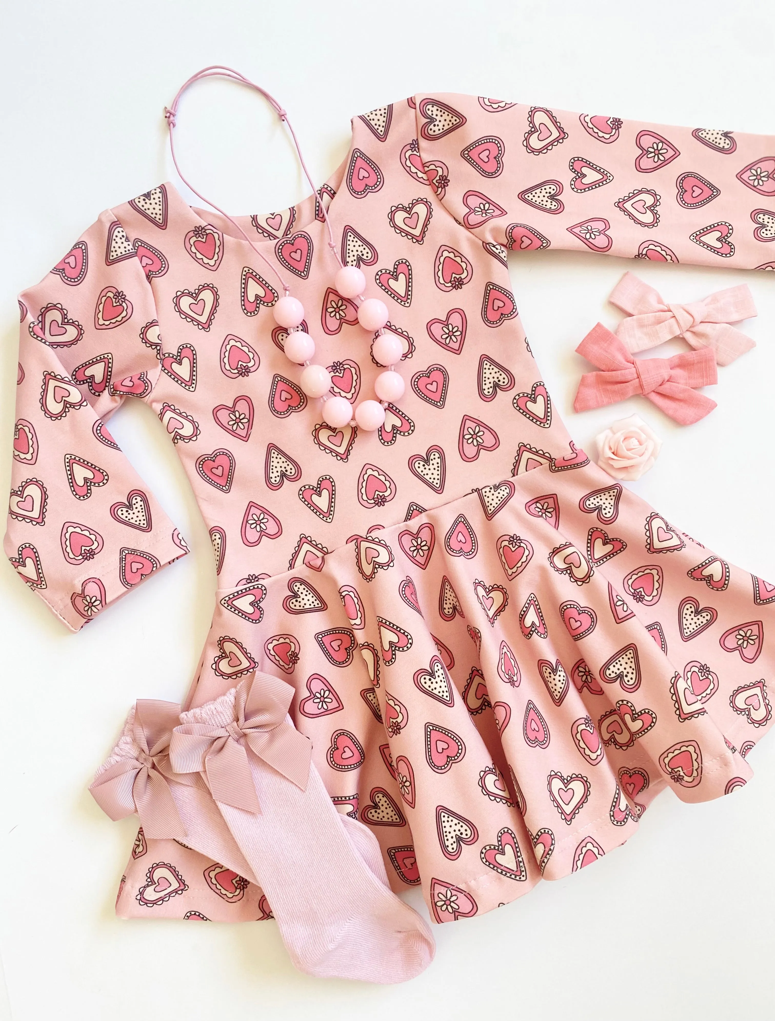 Happy Hearts Twirl Dress