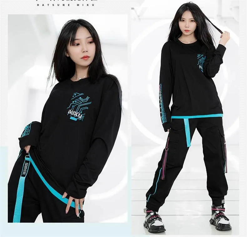 Hatsune Miku - Hatsune Miku Tech Wear Long Sleeves T-Shirt Moeyu