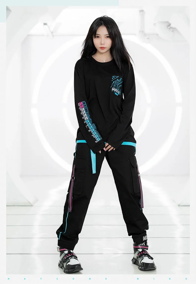 Hatsune Miku - Hatsune Miku Tech Wear Long Sleeves T-Shirt Moeyu