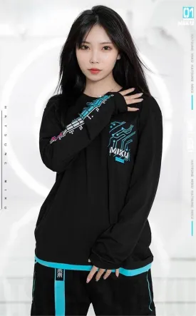 Hatsune Miku - Hatsune Miku Tech Wear Long Sleeves T-Shirt Moeyu