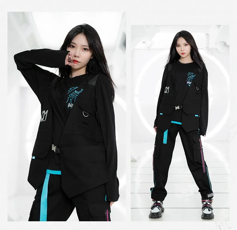 Hatsune Miku - Hatsune Miku Tech Wear Long Sleeves T-Shirt Moeyu