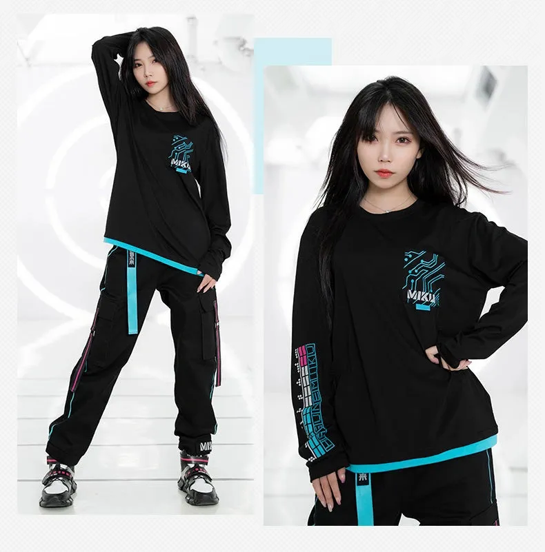 Hatsune Miku - Hatsune Miku Tech Wear Long Sleeves T-Shirt Moeyu