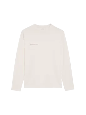 In Conversion Cotton Long Sleeve T-shirt—cotton white