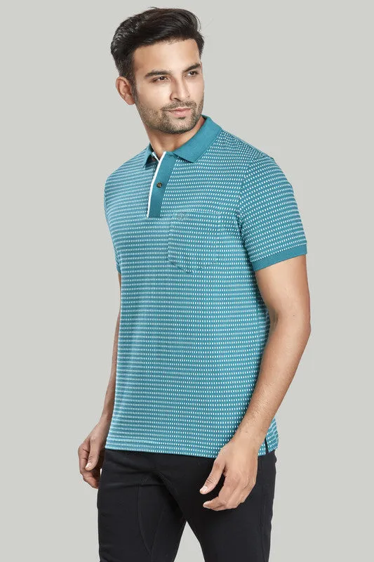 Jacquard Texture Polo
