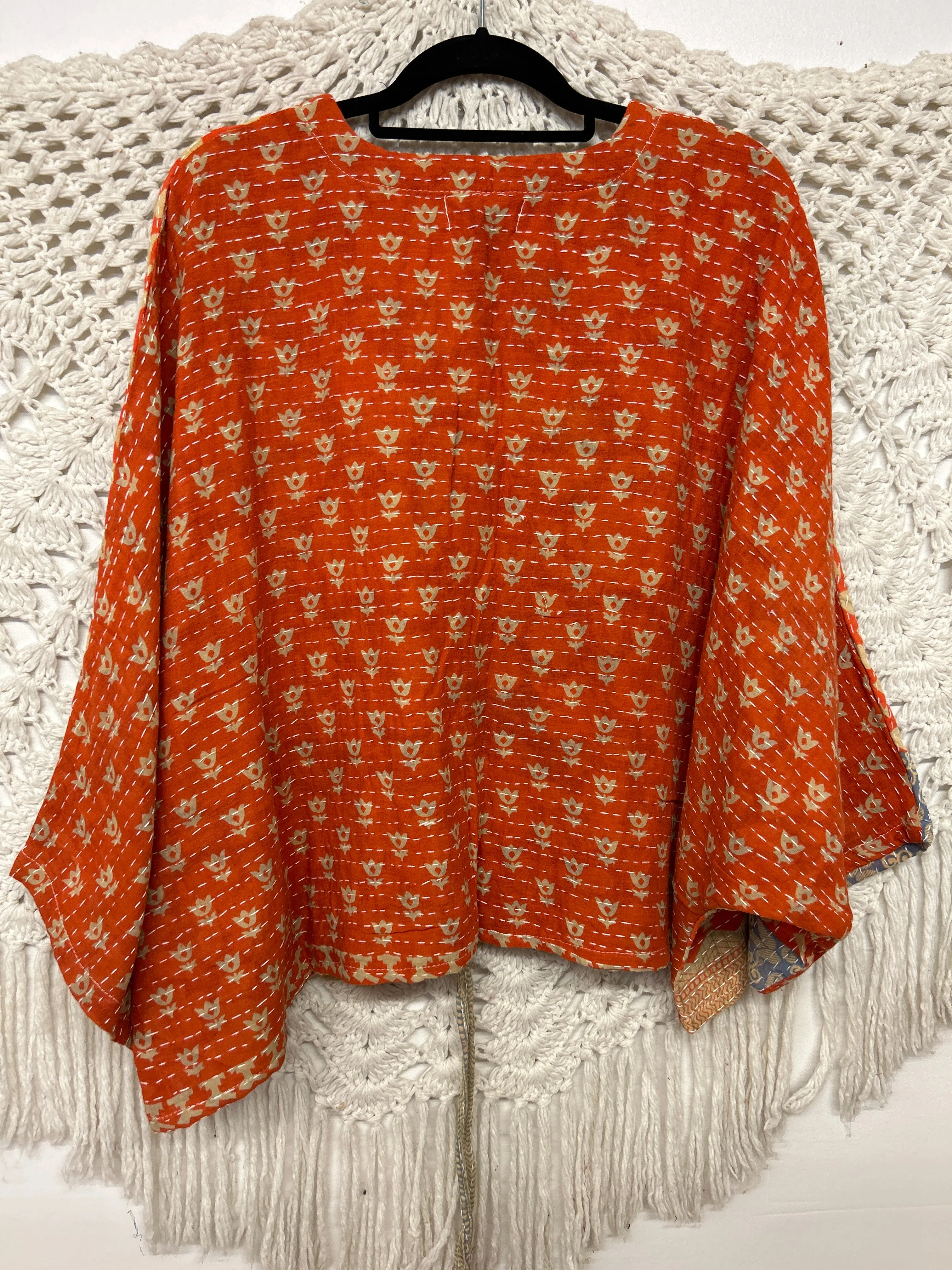 Kantha Butterfly Top 0824 297