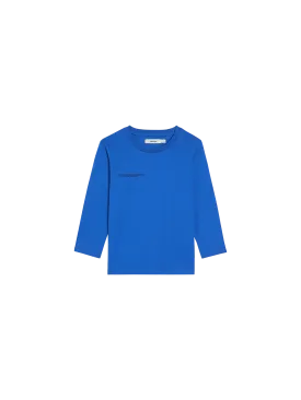 Kids' 365 Long Sleeve T-shirt—cobalt blue
