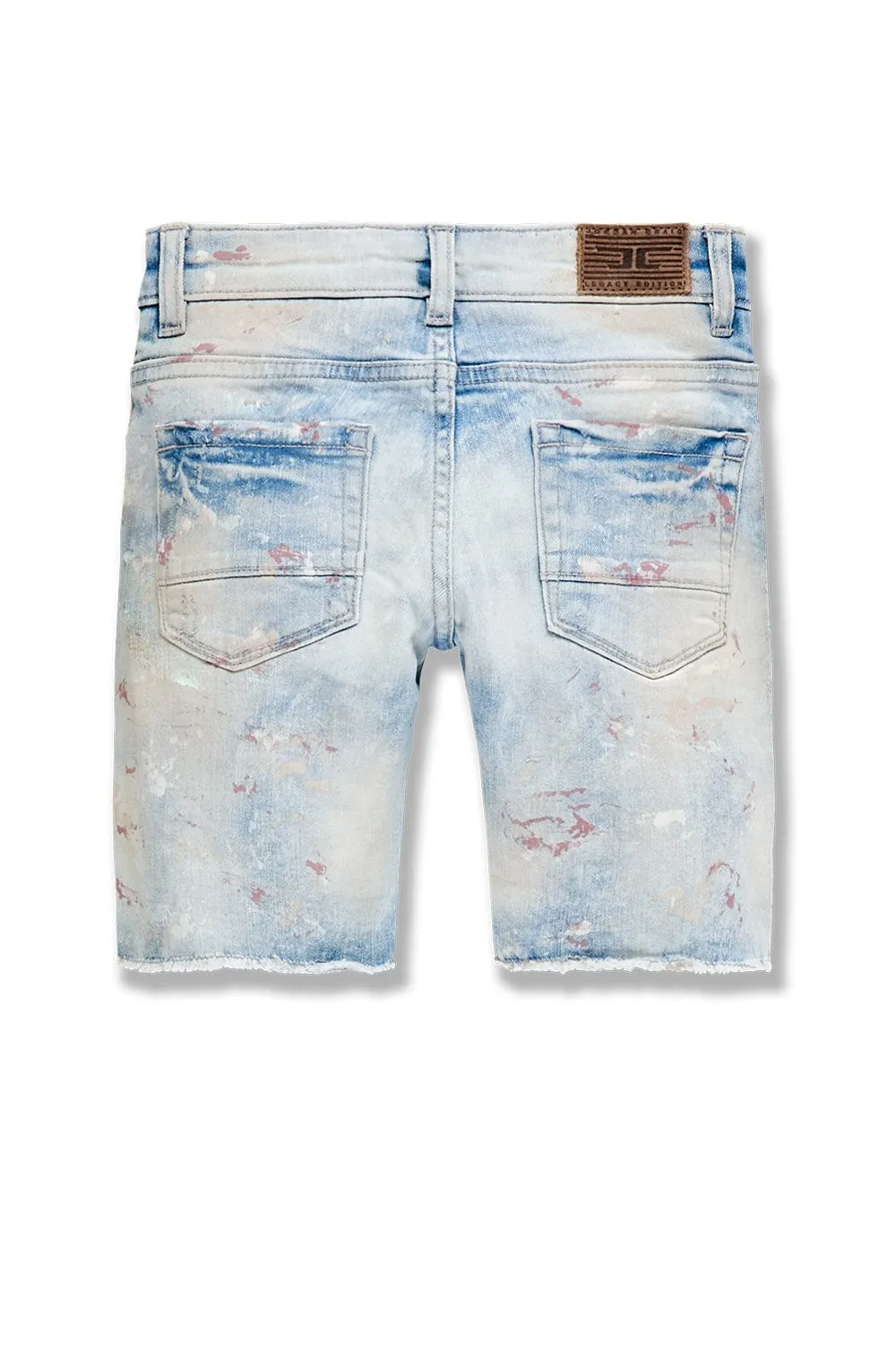 Kids Odyssey Striped Denim Shorts (Name Your Price)