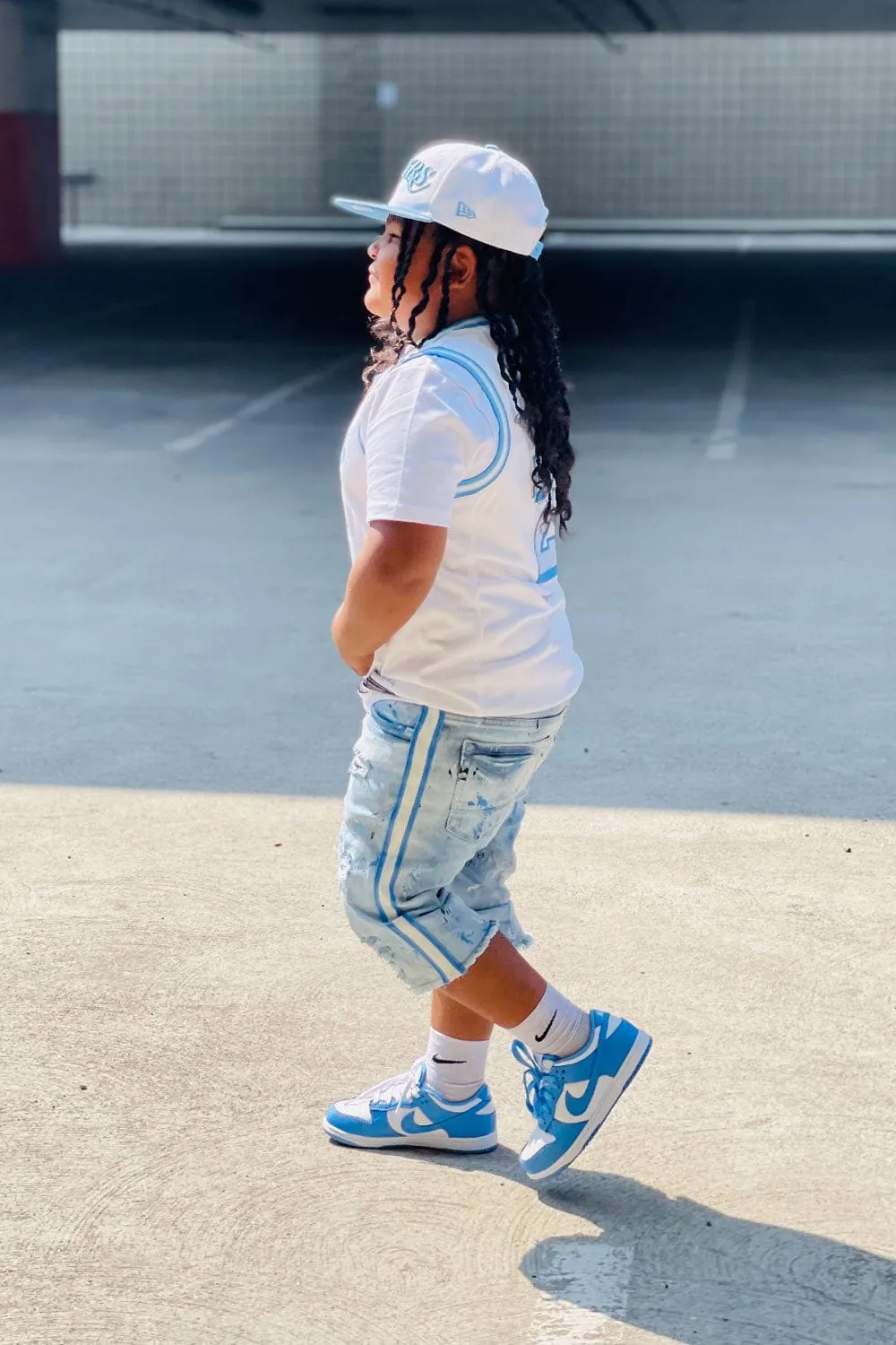 Kids Odyssey Striped Denim Shorts (Name Your Price)