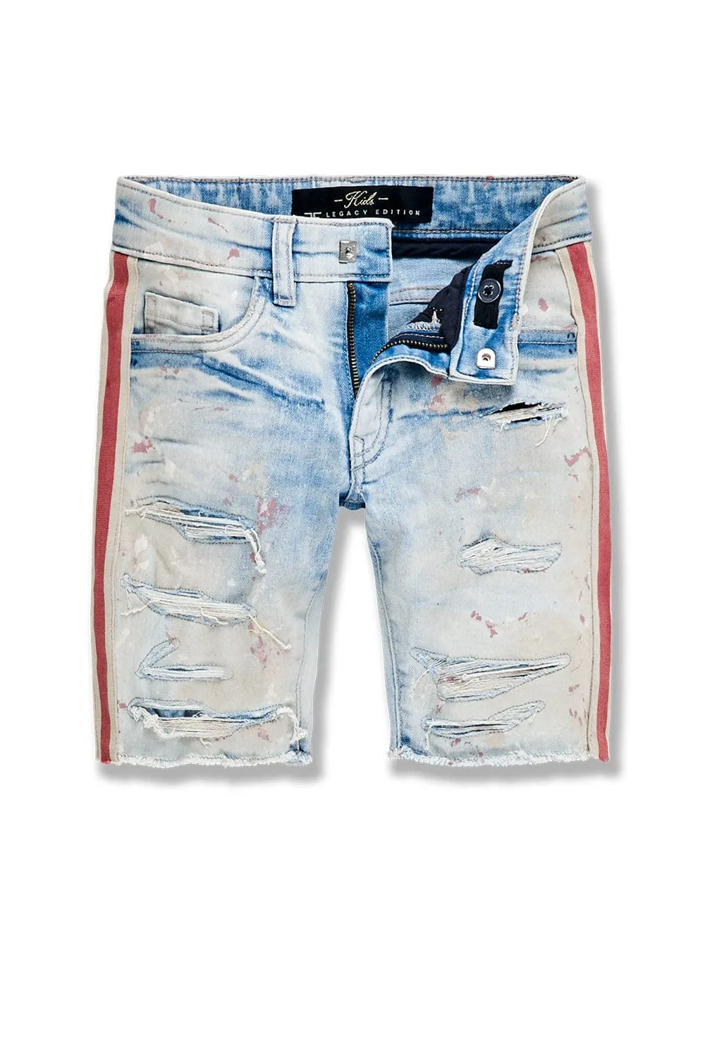 Kids Odyssey Striped Denim Shorts (Name Your Price)