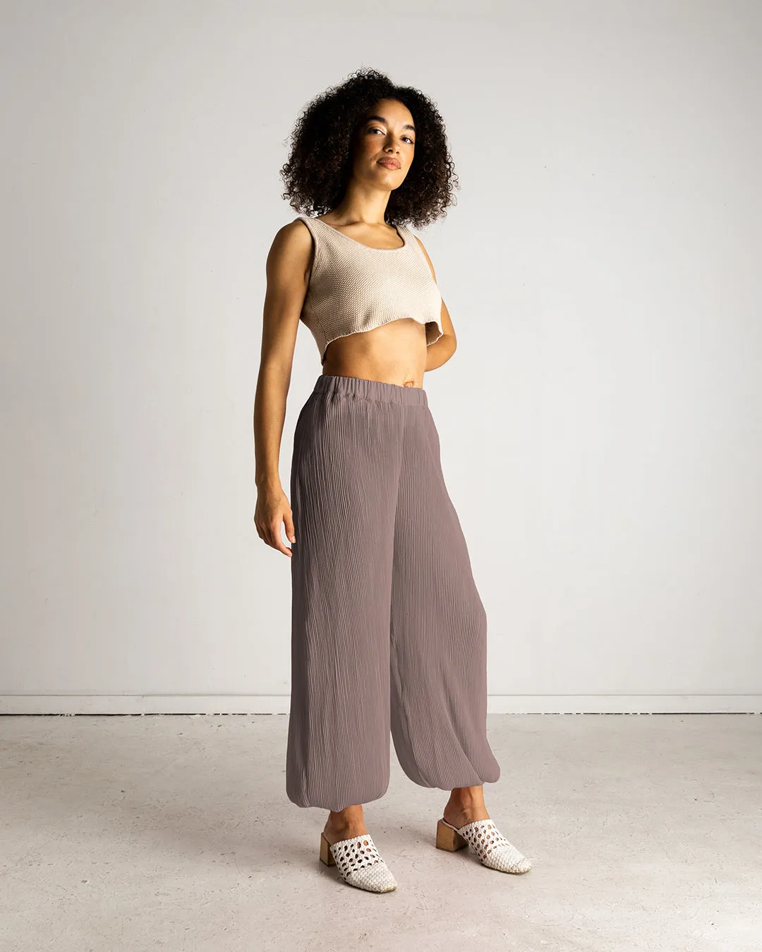 Knit Seed Stitch Crop Top | XS-3X - Available SS24