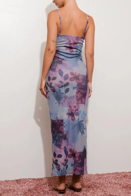 leona maxi dress - lilac