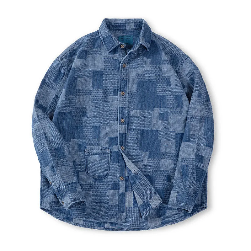 MadenJax - Jacquard Patchwork Shirt