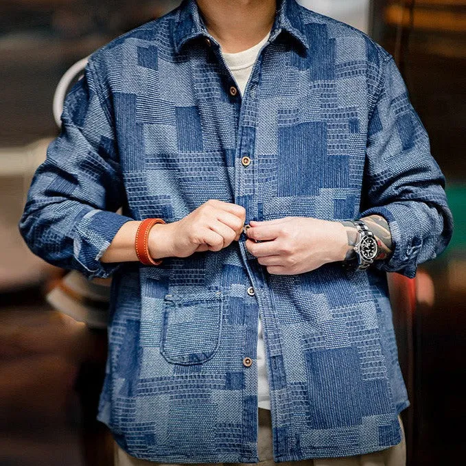 MadenJax - Jacquard Patchwork Shirt