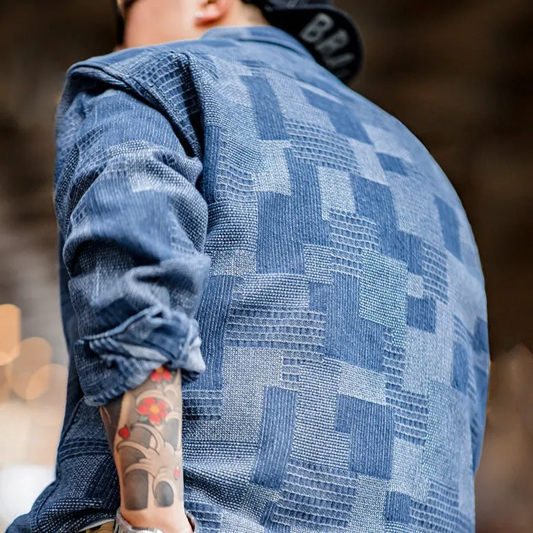 MadenJax - Jacquard Patchwork Shirt