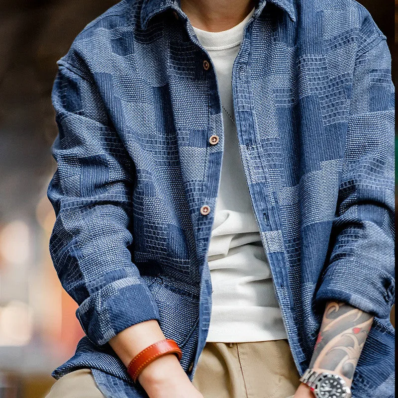 MadenJax - Jacquard Patchwork Shirt