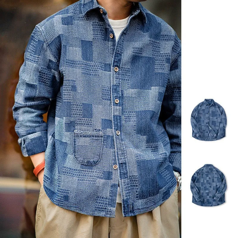 MadenJax - Jacquard Patchwork Shirt