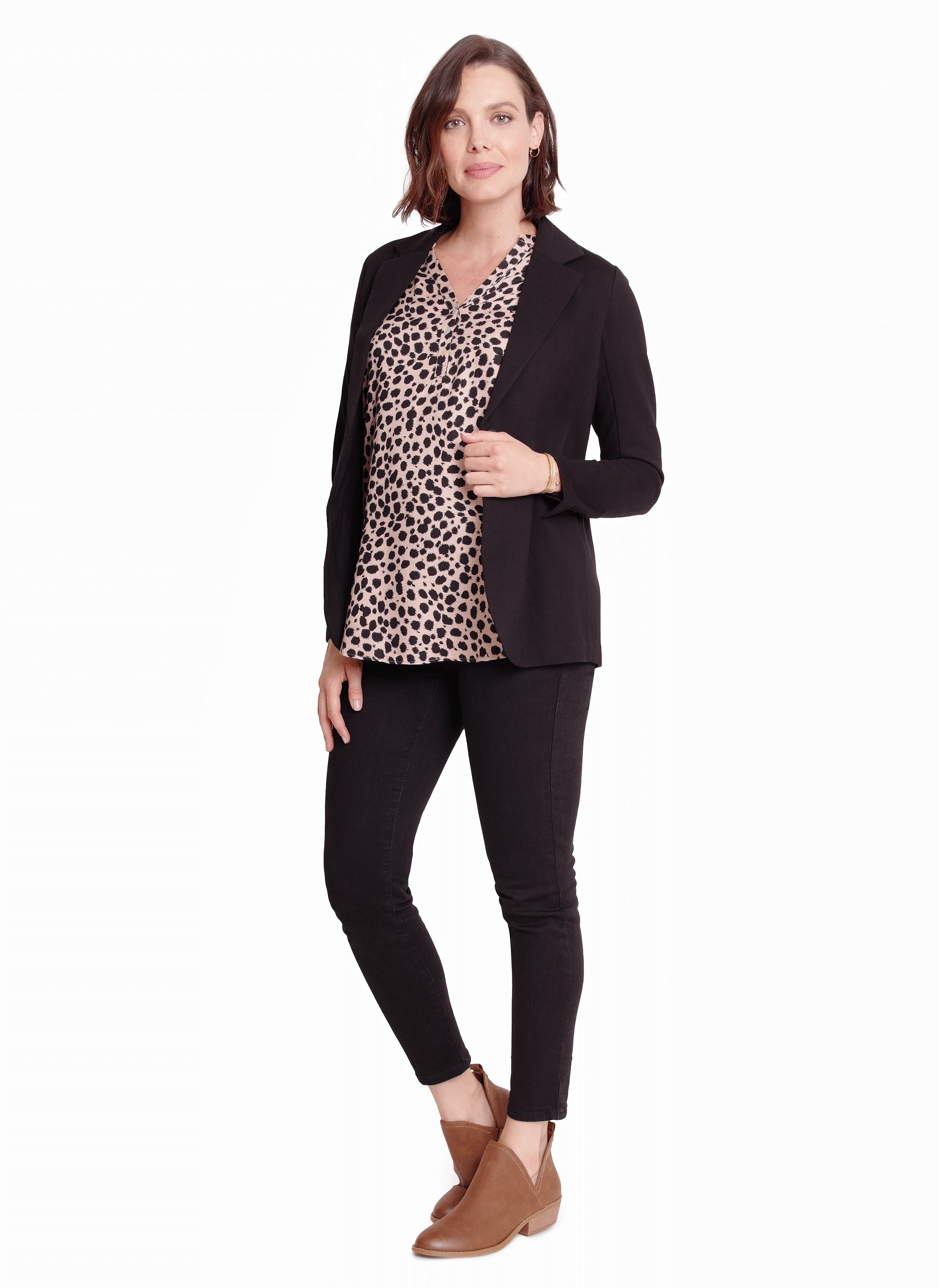 Maternity Skinny Jeans Ft. Crossover Panel®