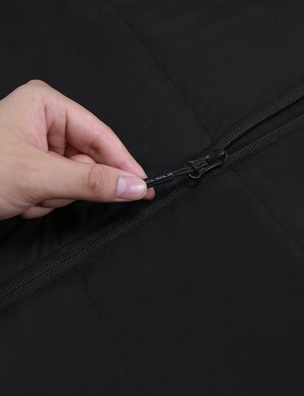 Mens Versatile Heated Golf Jacket with Detachable Zip-Off Sleeves