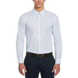 Micro Floral Print Dress Shirt