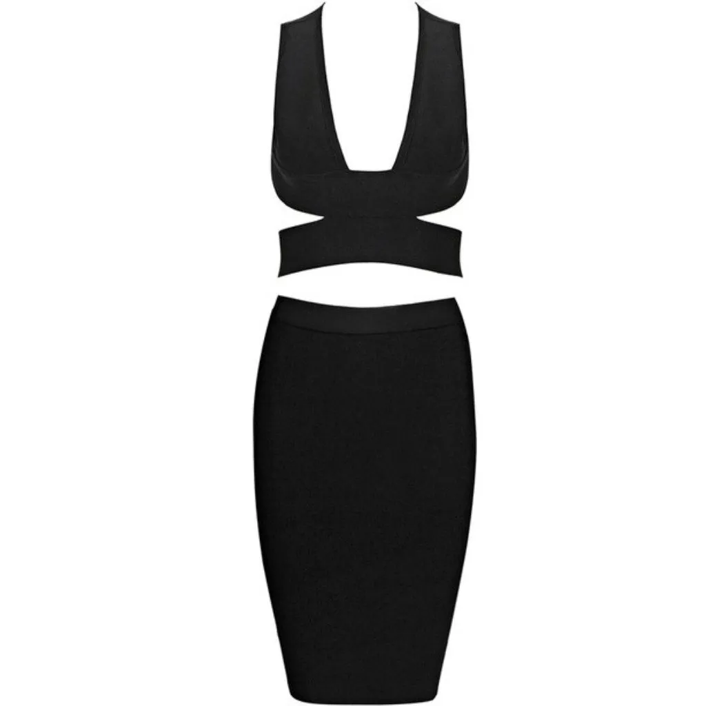 Milan Crop Top - Black