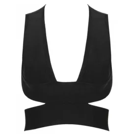 Milan Crop Top - Black