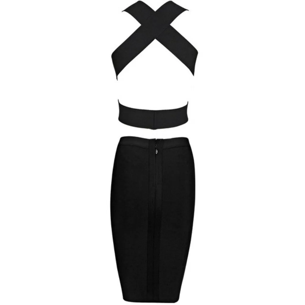 Milan Crop Top - Black