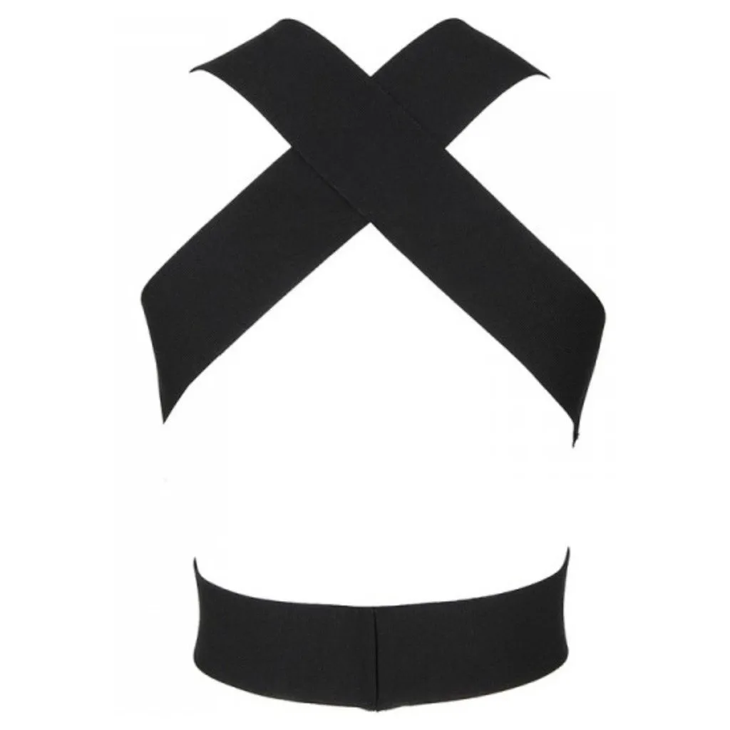 Milan Crop Top - Black