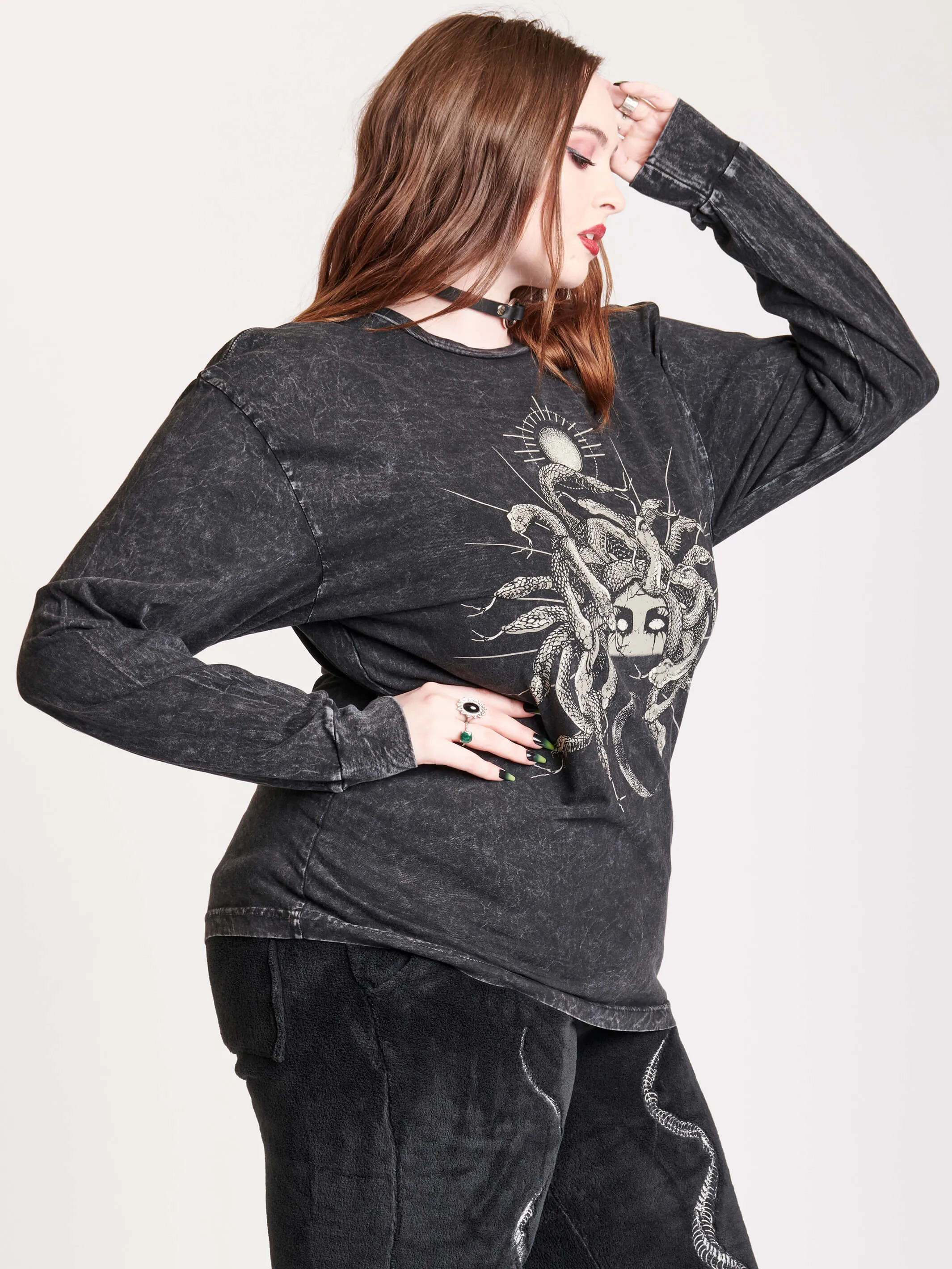 Mineral Wash Medusa T-Shirt