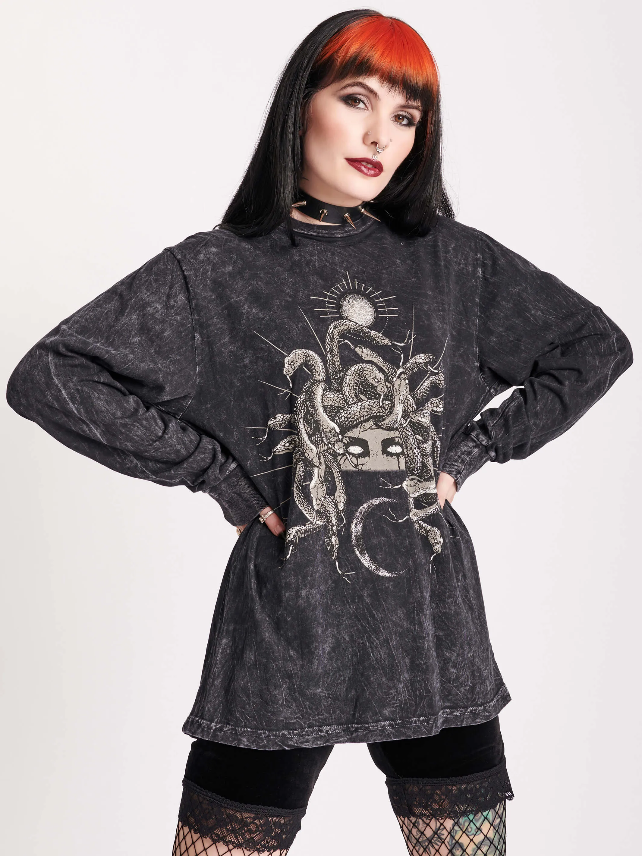 Mineral Wash Medusa T-Shirt