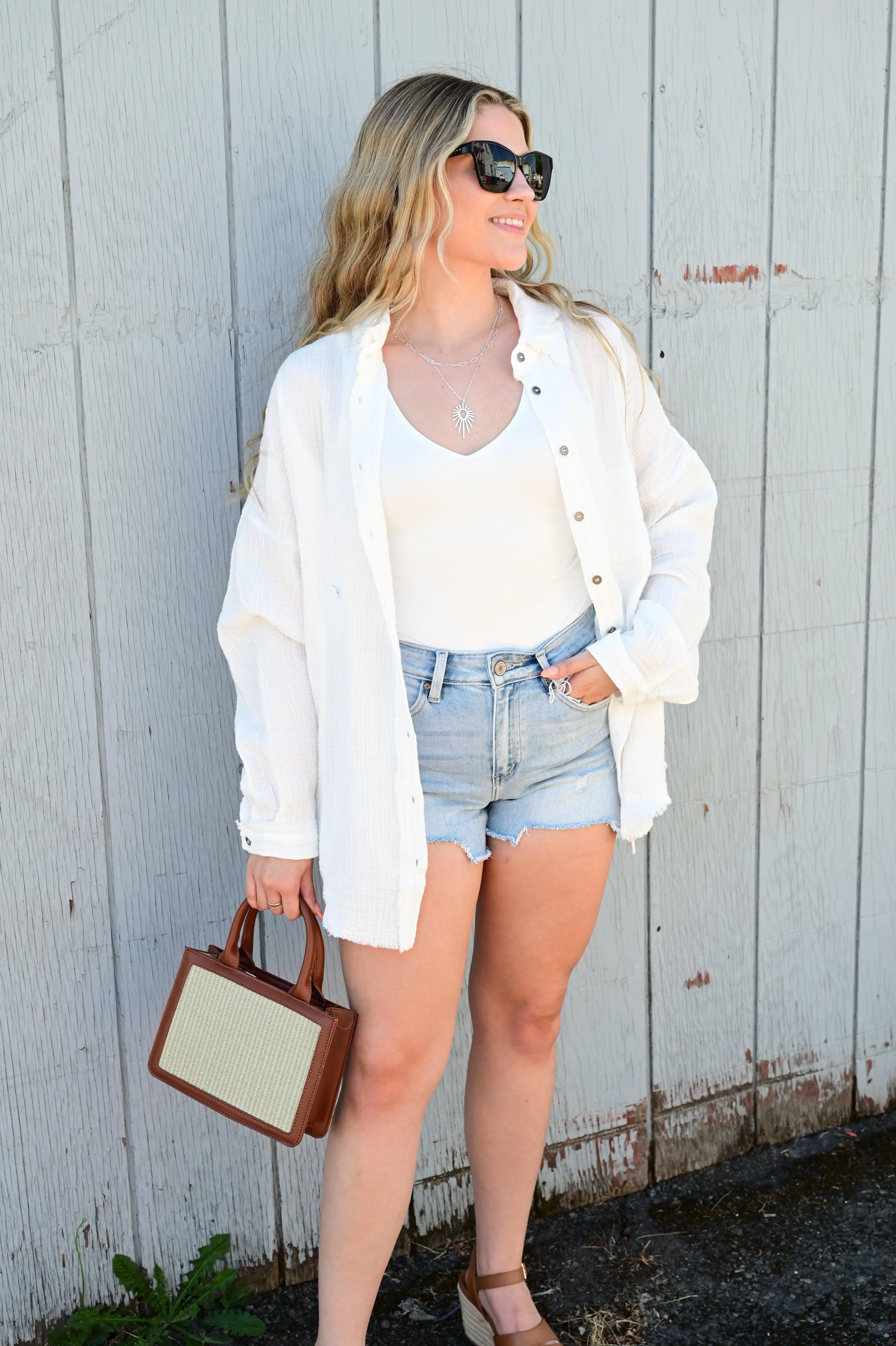 Miranda Has My Heart Gauze Top S-XL