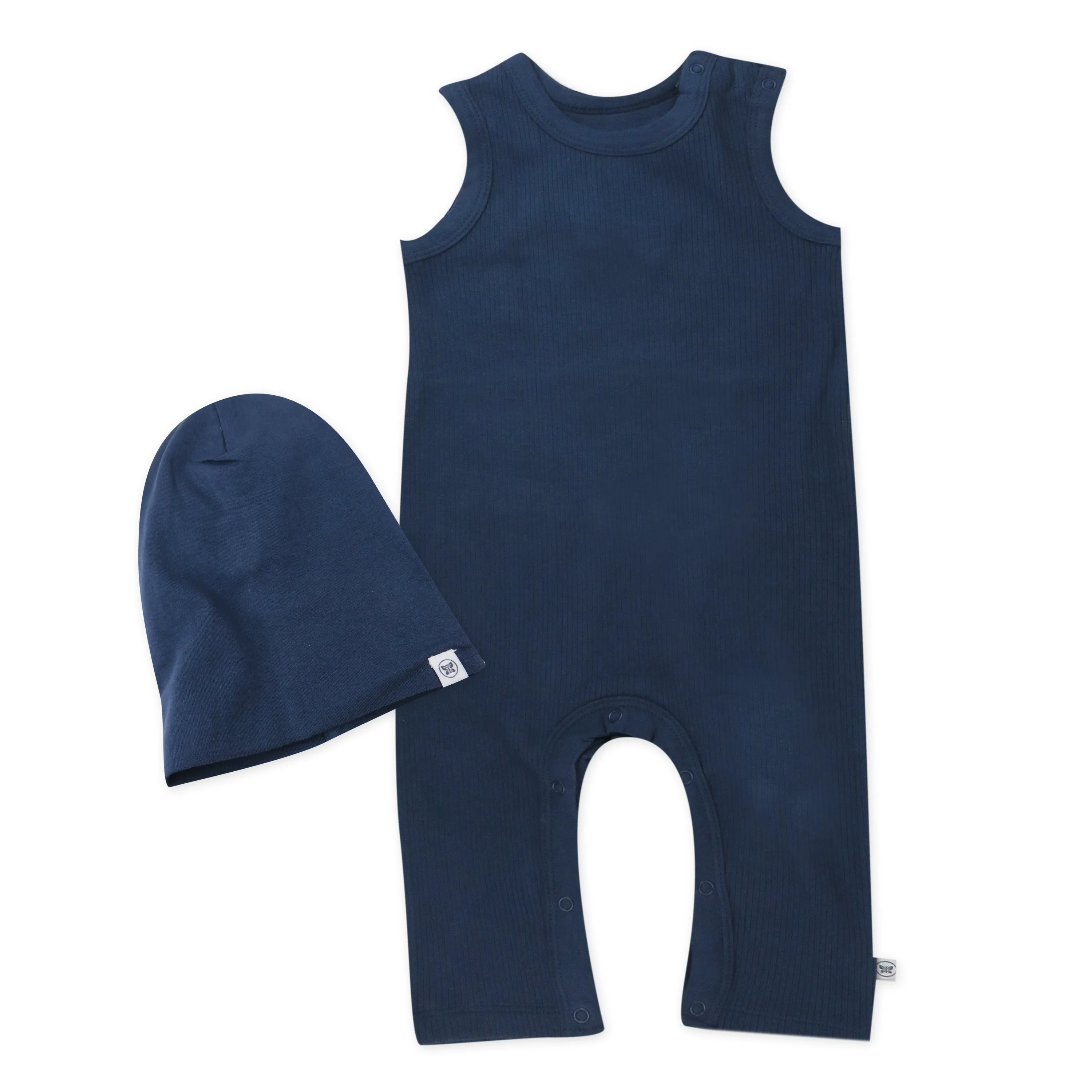 Organic Cotton Jumpsuit Coverall Romper Set