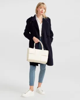 Palm City Wool Blend Coat - Navy