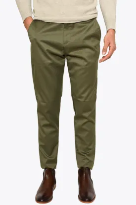 Pantalón de Vestir Liso Slim Lyon Verde