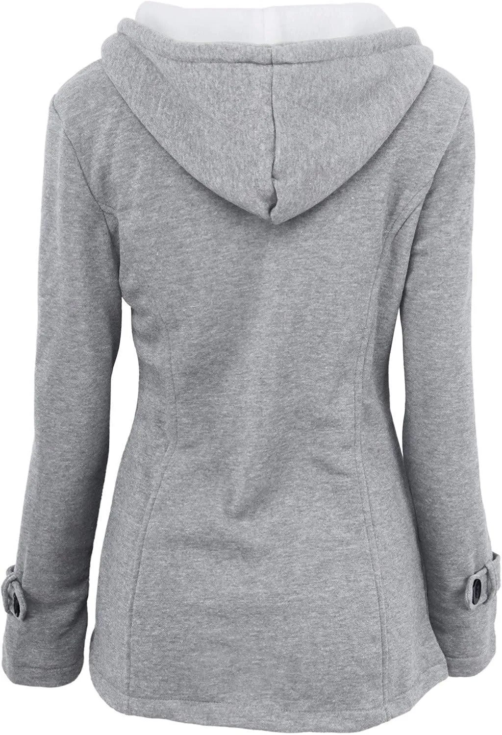 PeQAQ Women 2023 Winter Coat Plus Size Thicken Warm Wool Blend Windbreaker Jackets Fashion Fleece Lined Trench Coat Overcoats