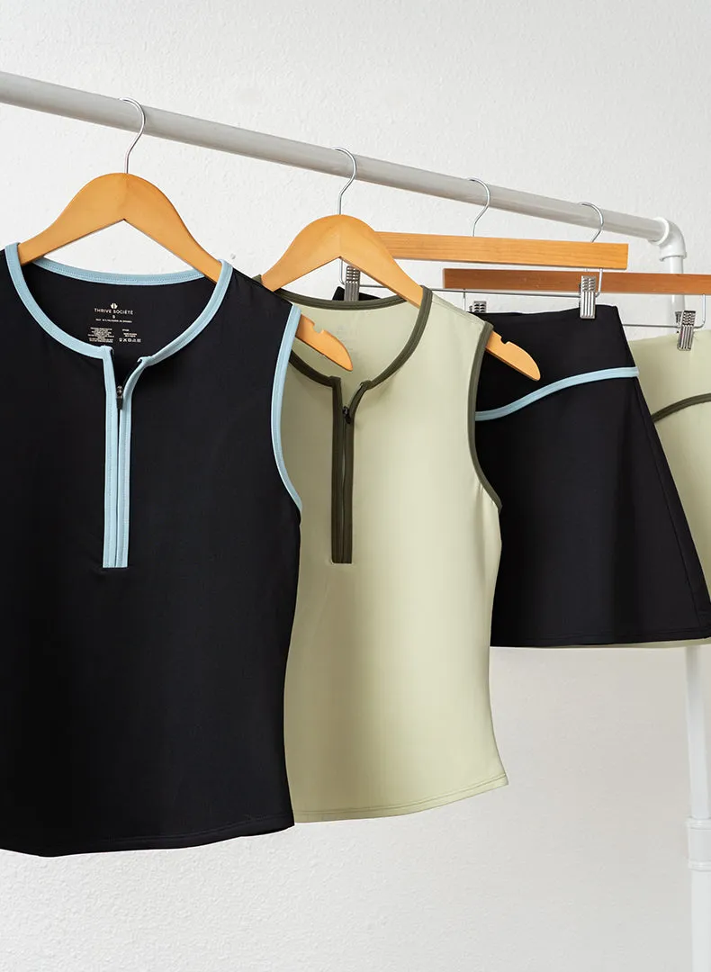 Piped Zip Tank - FINAL SALE