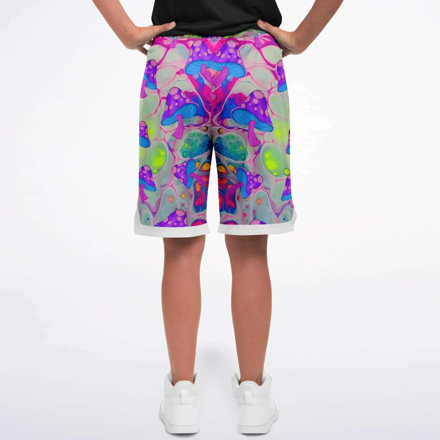 Plasma Shrooms Basketball Shorts