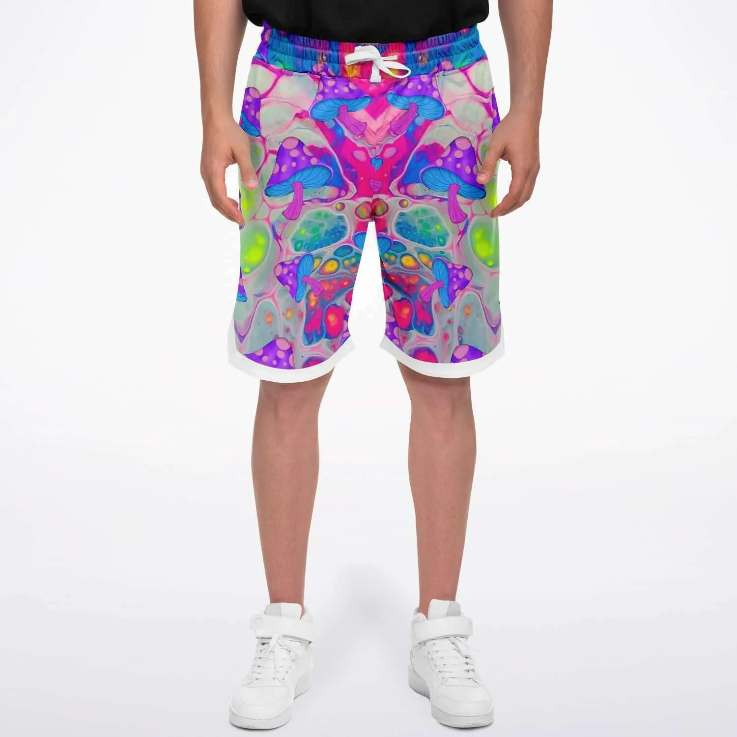 Plasma Shrooms Basketball Shorts