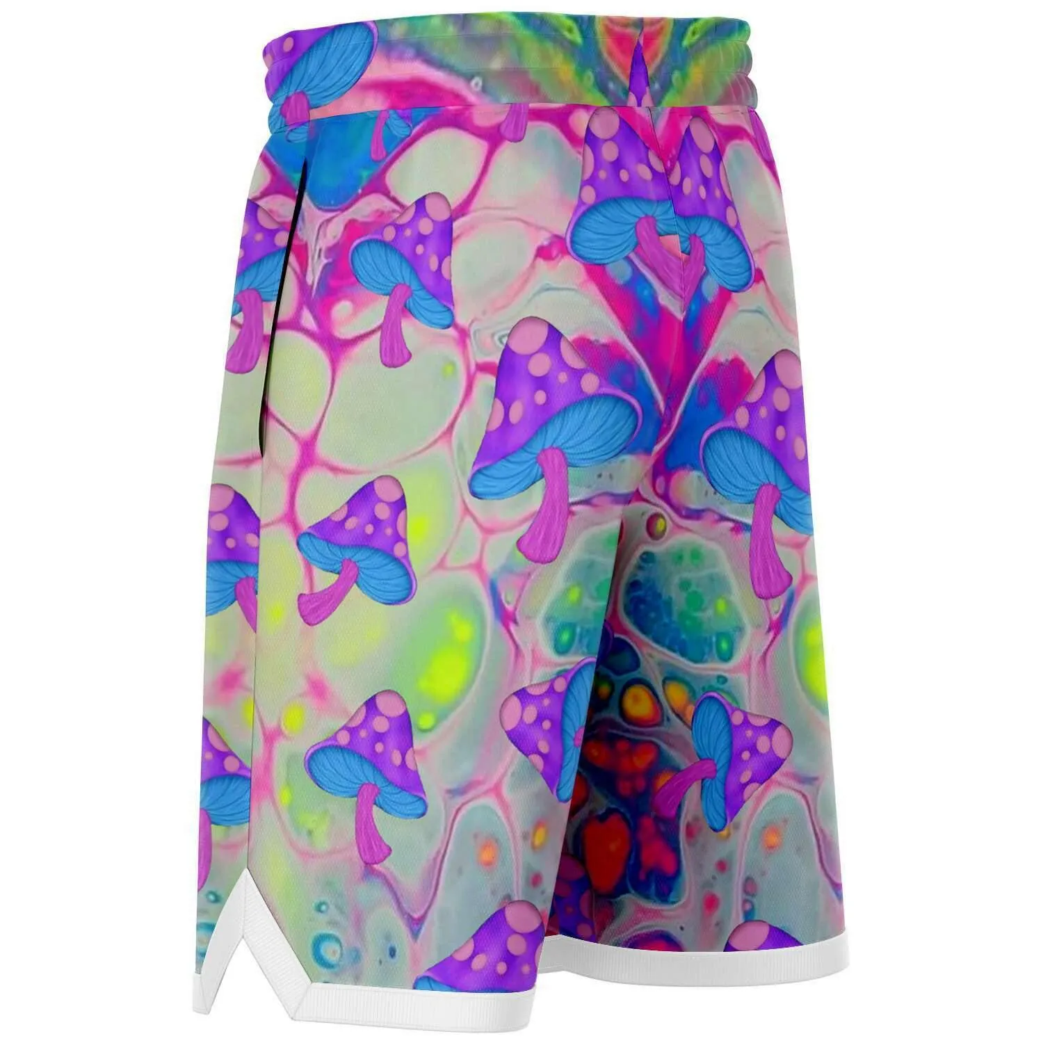 Plasma Shrooms Basketball Shorts