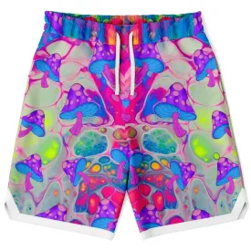 Plasma Shrooms Basketball Shorts