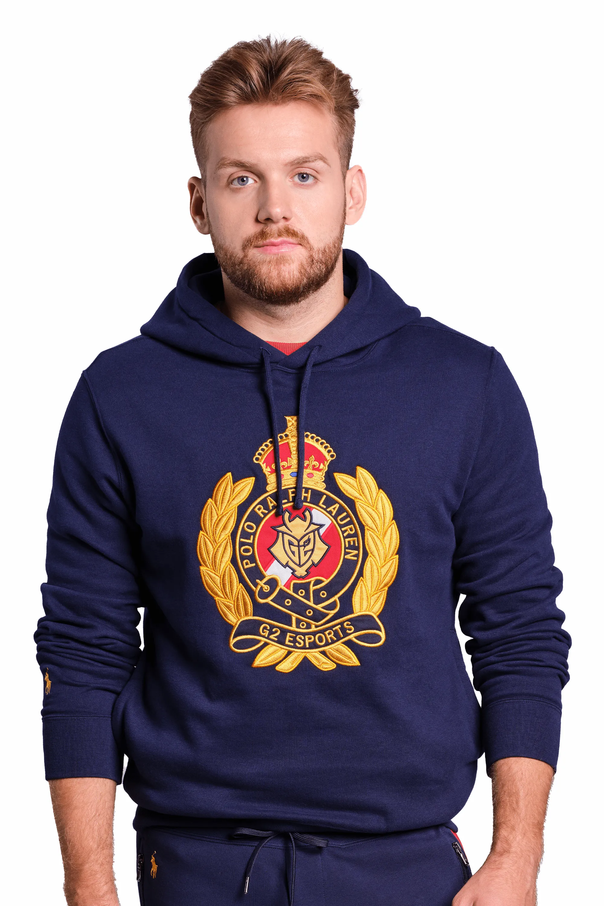 Polo x G2 Esports Unisex Navy Hoodie - Stylish & Comfortable Gaming Apparel