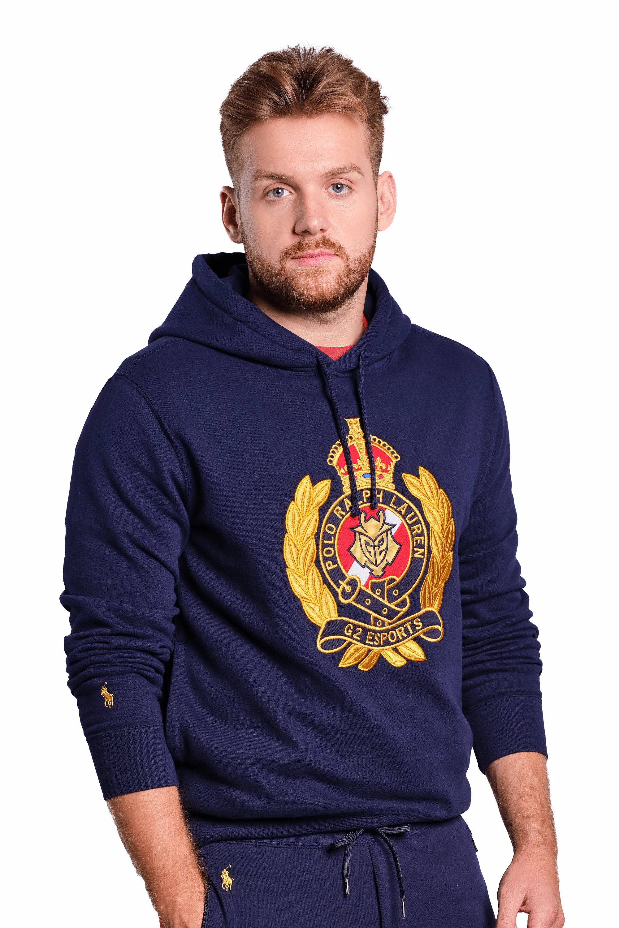 Polo x G2 Esports Unisex Navy Hoodie - Stylish & Comfortable Gaming Apparel