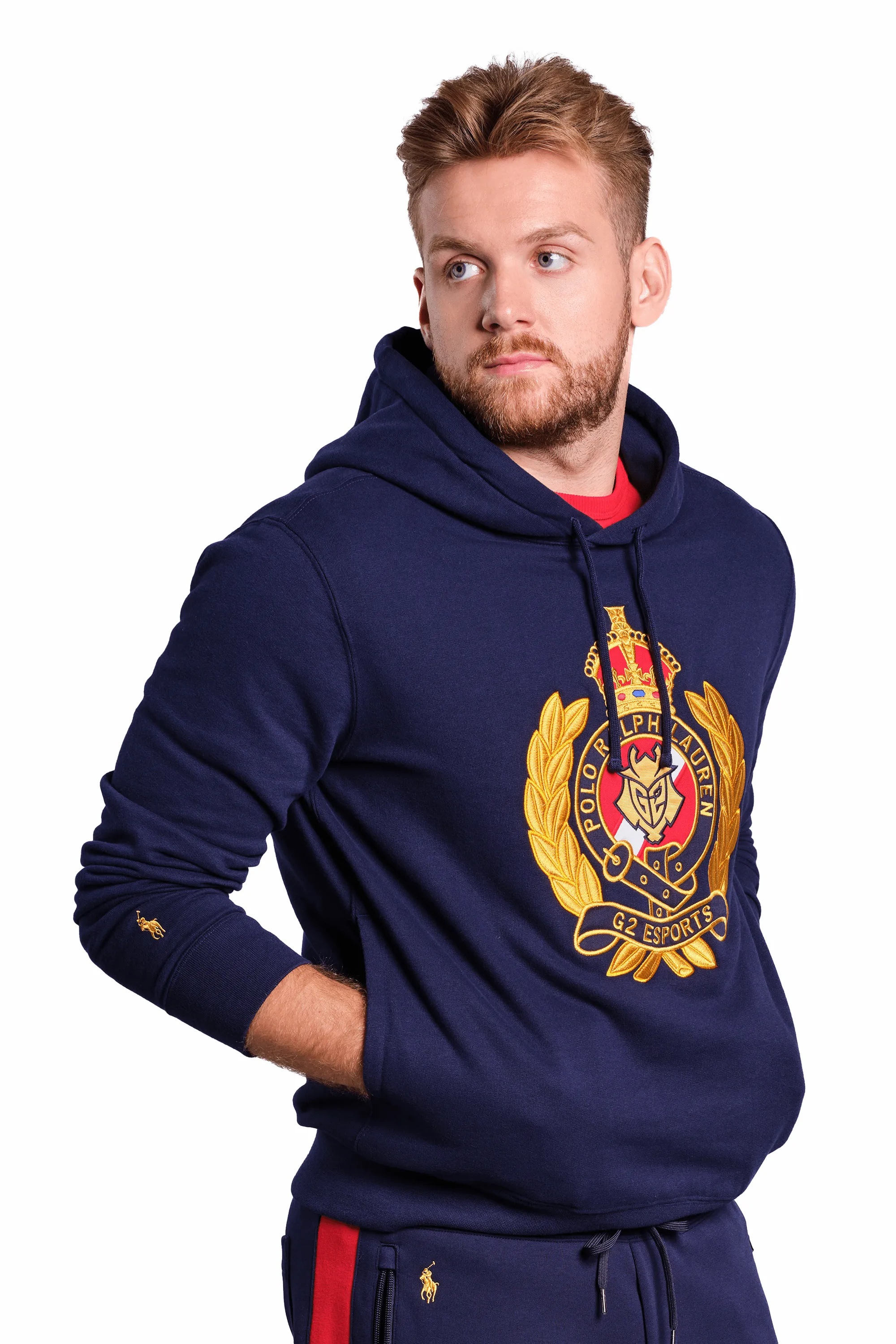 Polo x G2 Esports Unisex Navy Hoodie - Stylish & Comfortable Gaming Apparel