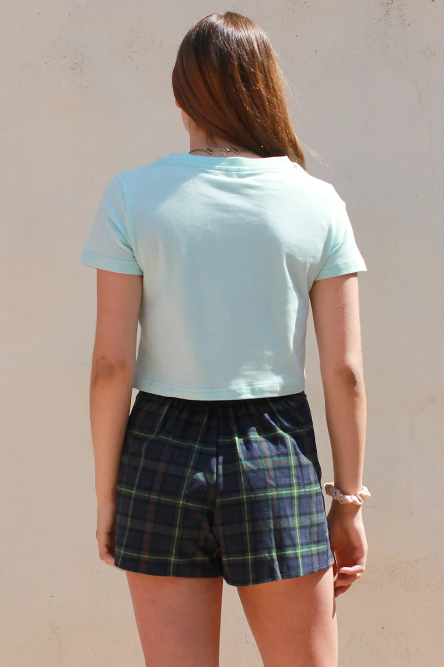 Purrr Melrose T-Shirt - Baby Blue with Embroidered Logo