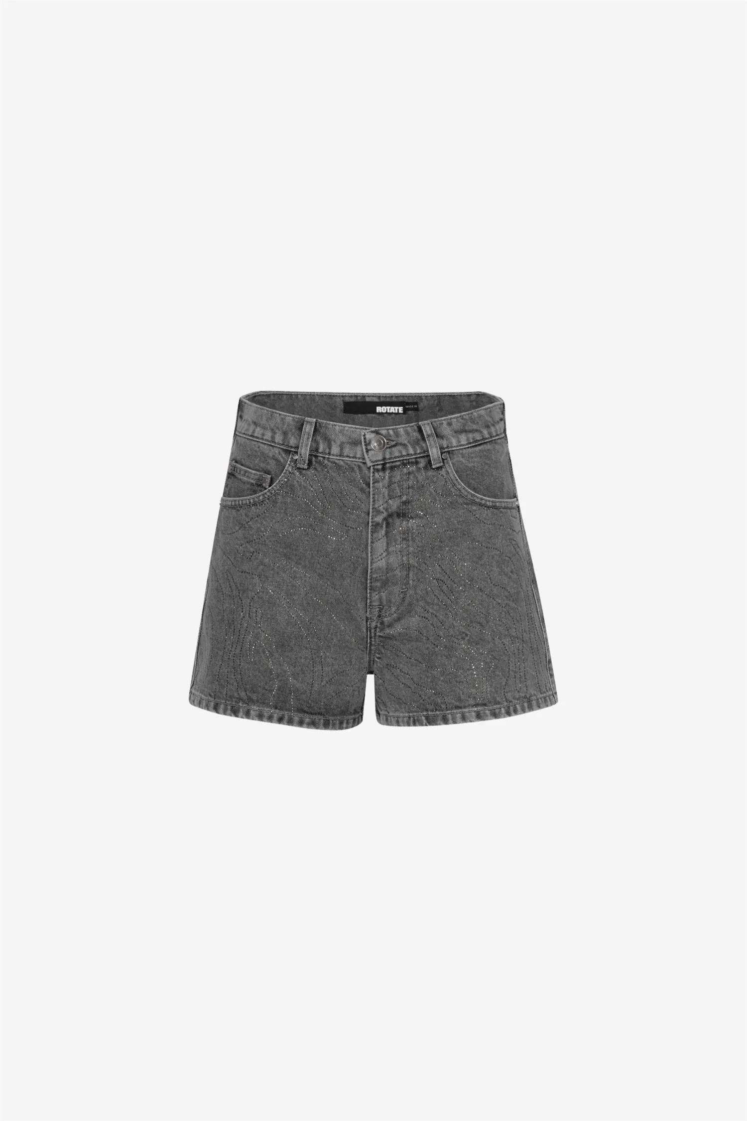 Rhinestone Denim Shorts