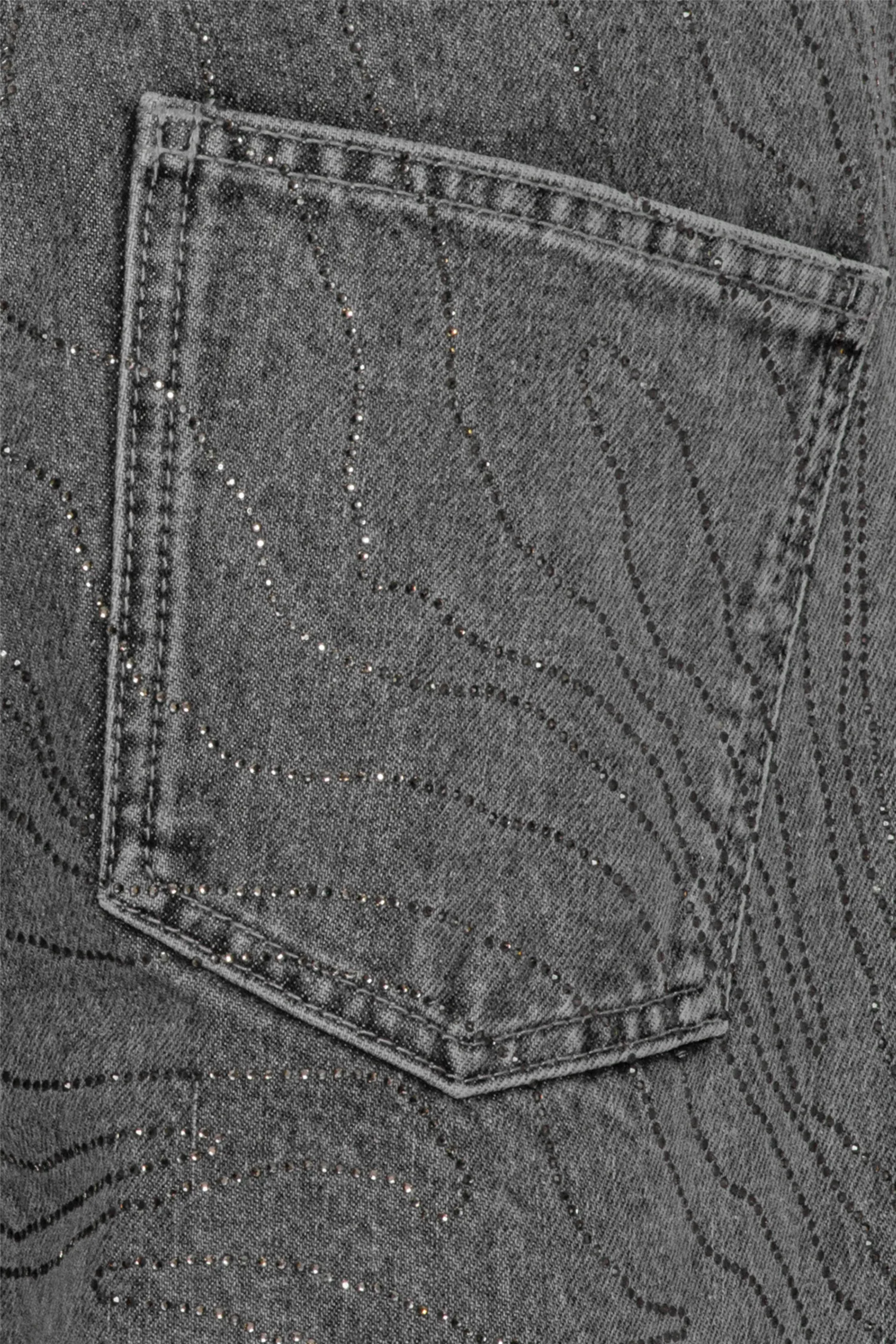 Rhinestone Denim Shorts