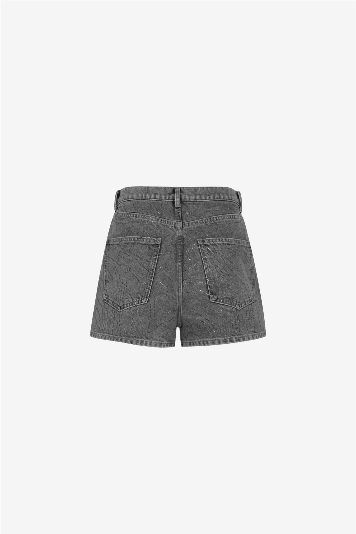 Rhinestone Denim Shorts