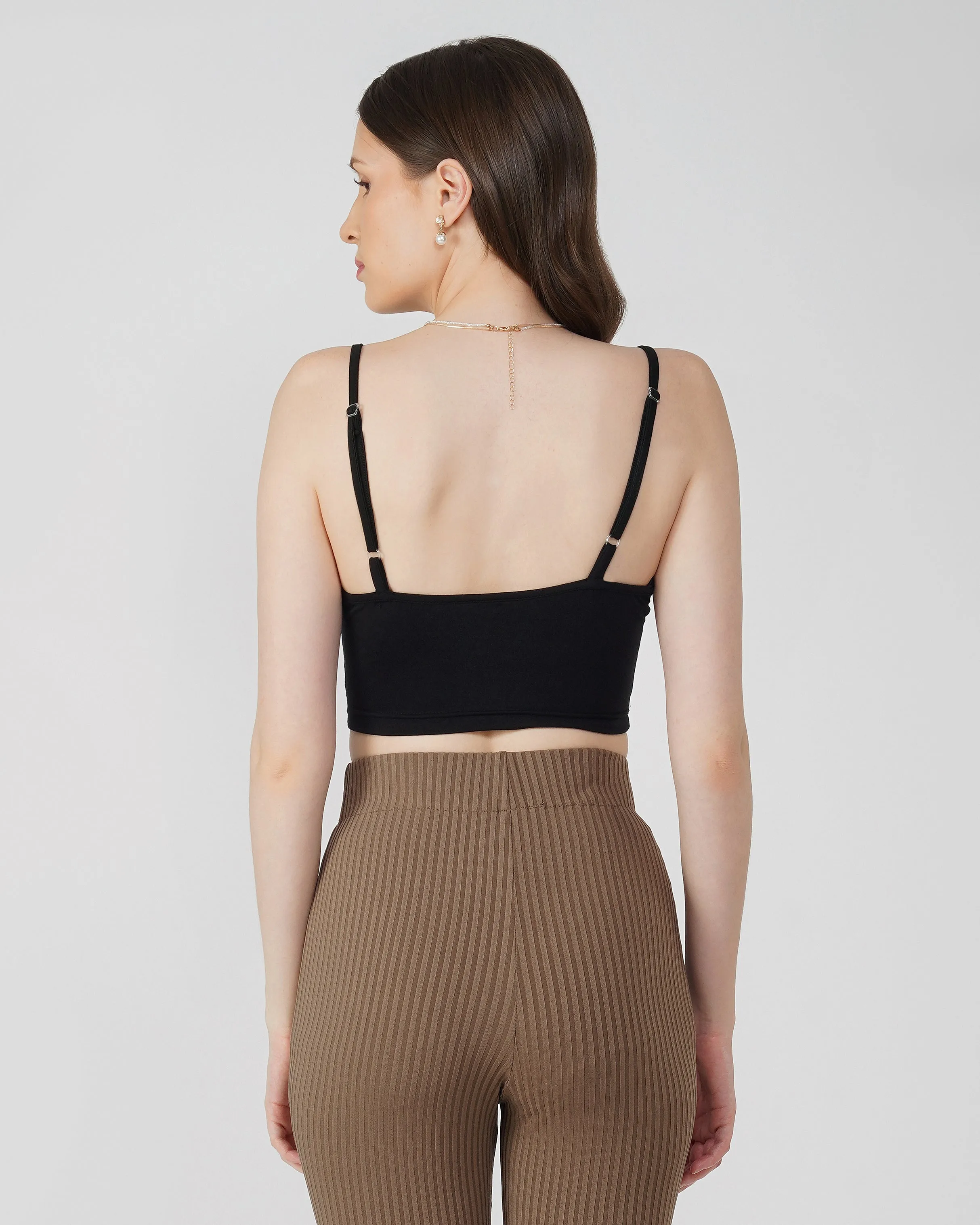 RUCHED CROP TOP